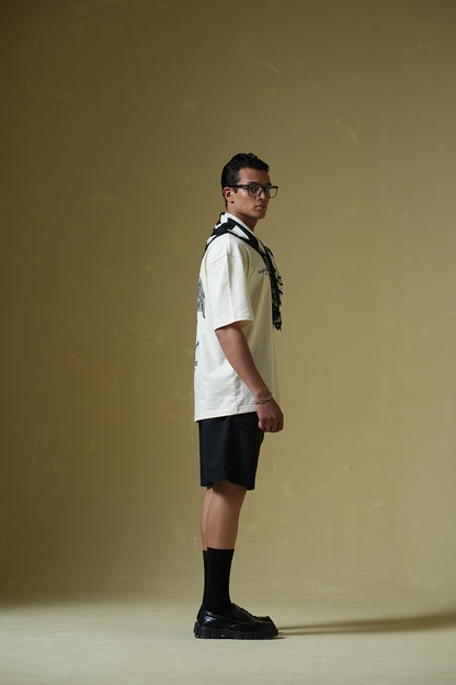 Buy Metanoia Cream Oversized T-Shirt Online at Main Character India
