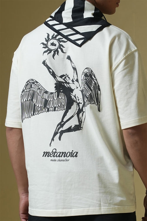 Metanoia Cream Oversized T-Shirt