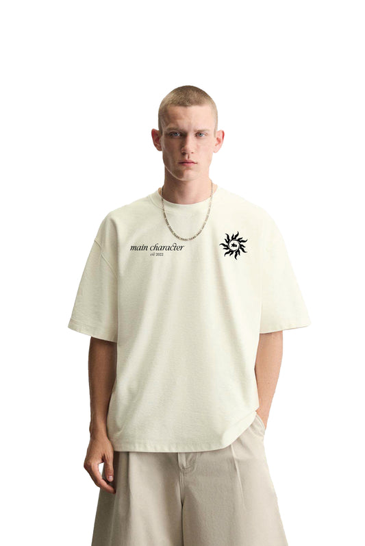 Metanoia Cream Oversized T-Shirt - Buy T-Shirts For Women Online in India at Main Character