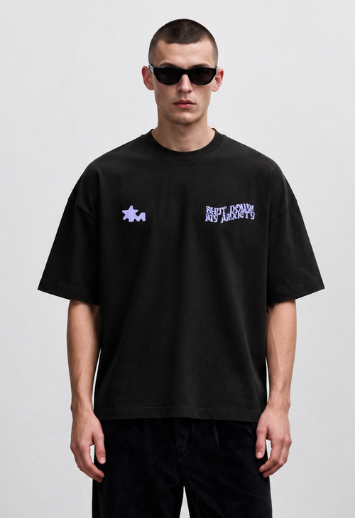 Purple Haze Heavyweight-Oversized T-Shirt