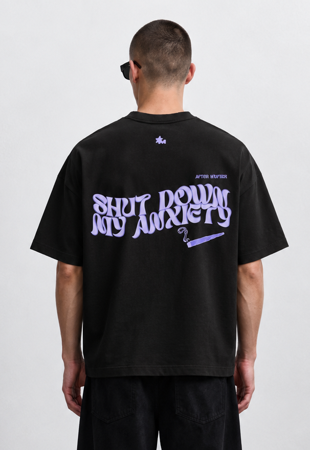 Purple Haze Heavyweight-Oversized T-Shirt