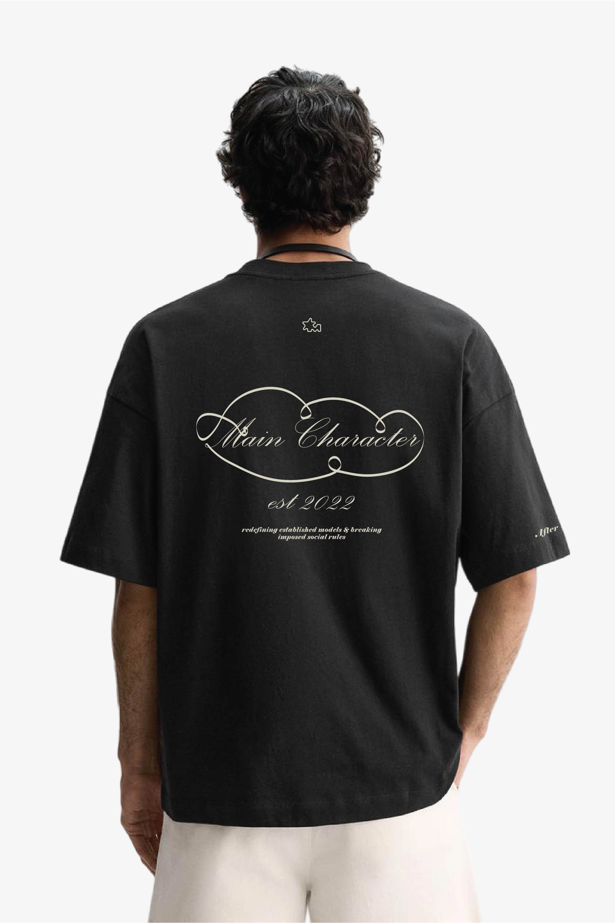 Est 2022 Black Oversized T-Shirt