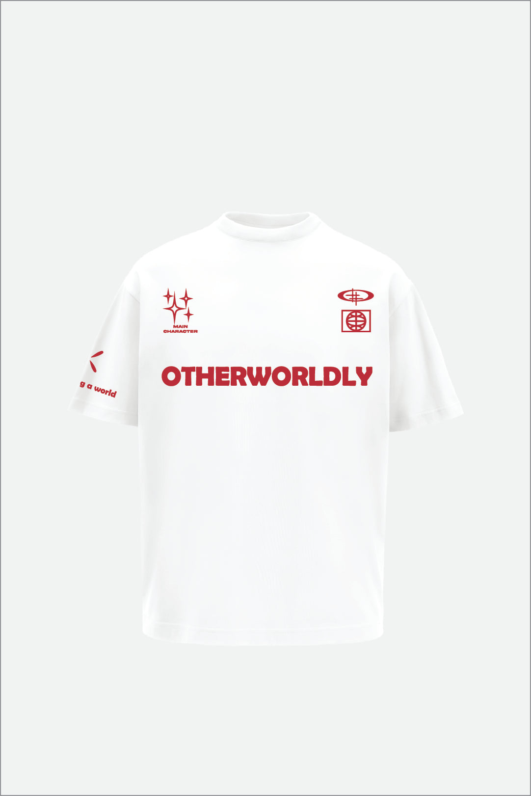 Buy Otherworldly White Oversized T-Shirt Online at Main Character India