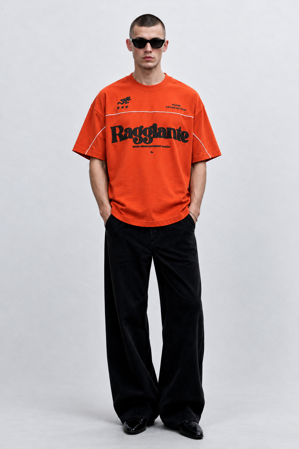 Raggiante Piping Oversized T-Shirt