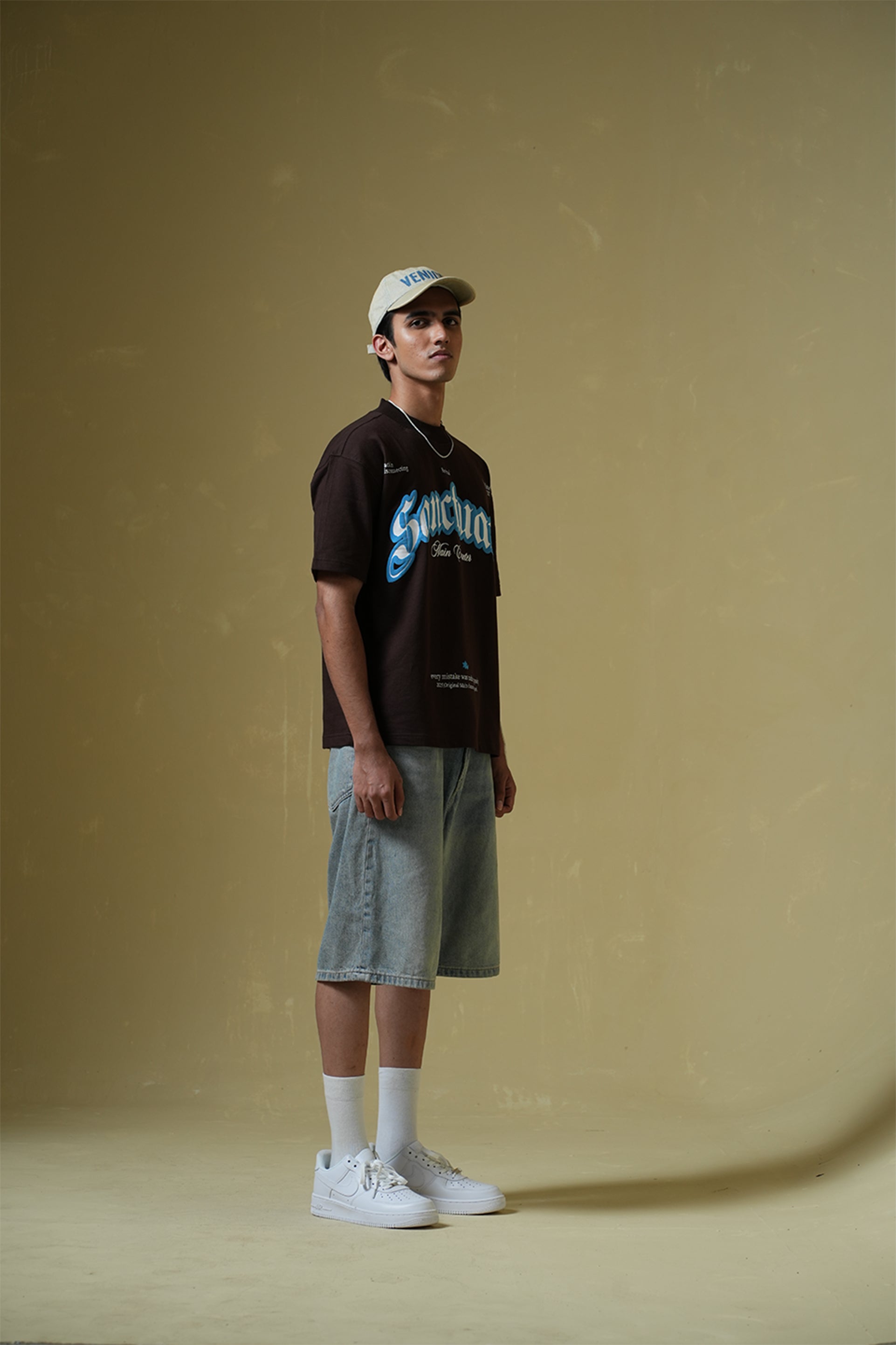 Buy Sanctuary Brown Oversized t-shirt Online at Main Character India