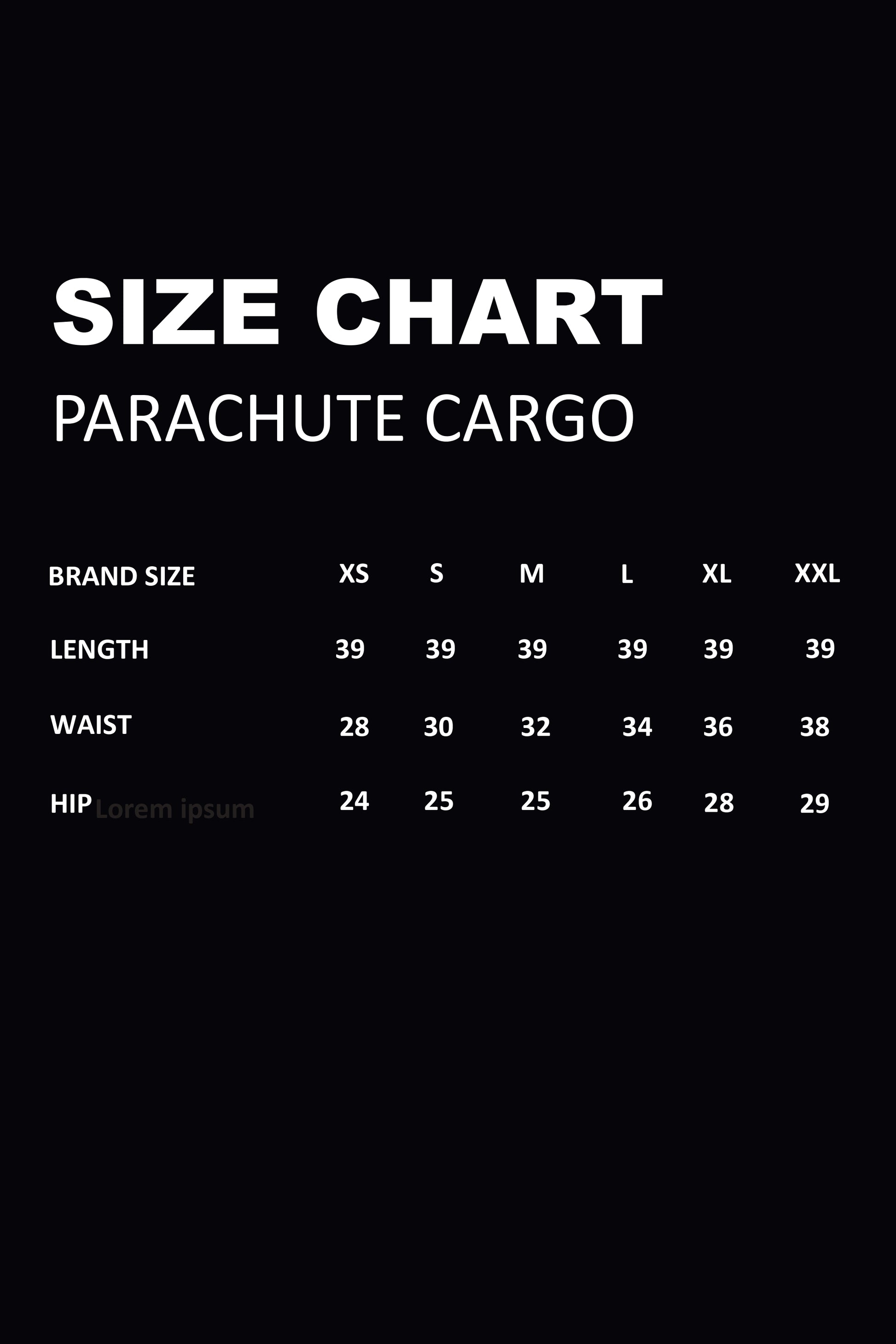 Buy Parachute Unisex Cargo Online at Main Character India