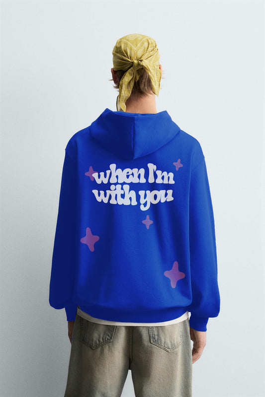 Can't Feel My Face Blue Oversized Hoodie - Buy Shop All Online in India at Main Character