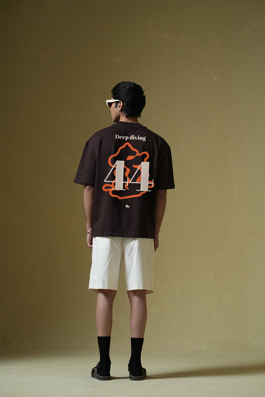 Deep Diving Oversized T-Shirt - Buy NEVER SEEN BEFORE Online in India at Main Character