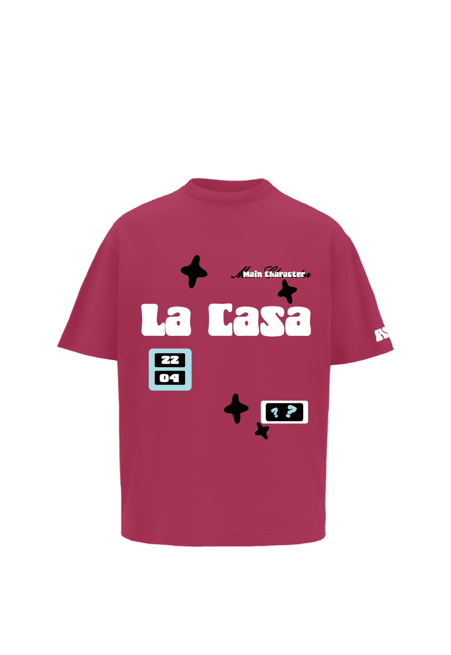 La Casa Hot Pink Oversized T-Shirt