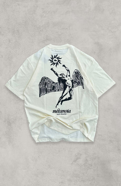 Buy Metanoia Cream Oversized T-Shirt Online at Main Character India