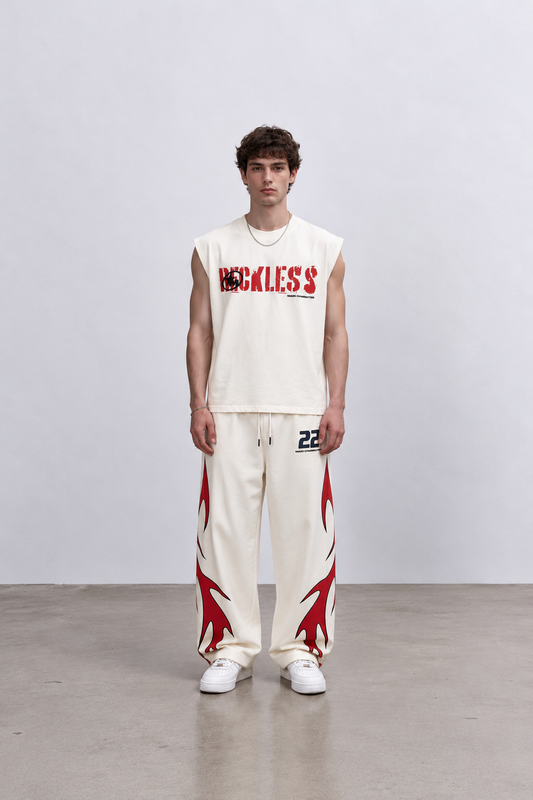 RECKLESS VEST - FLAME FINISH PANTS